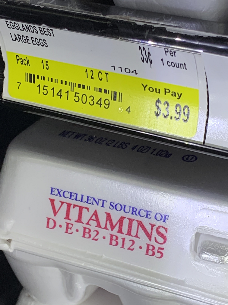 11/10/24 Eggs $3.99