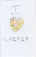 Cover of I Heart Cheese minizine